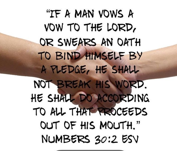 Bible Truth blog image - Vows (Numbers 30)