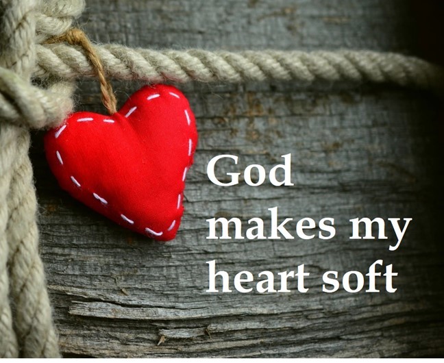 Bible Truth blog image - God makes my heart soft